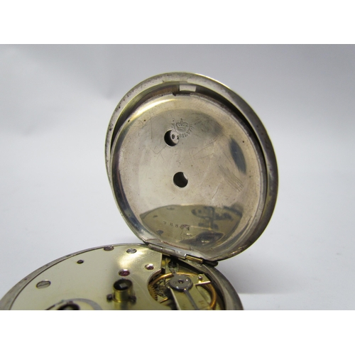 8106 - Three pocket watches including J.W. Benson plated example, fine silver example and William Redwood, ... 