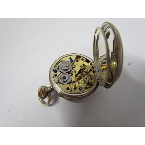 8100 - Four fob watches including two fine silver examples, one marked 935 Kemp & Wilcox, Wolverhampton & B... 