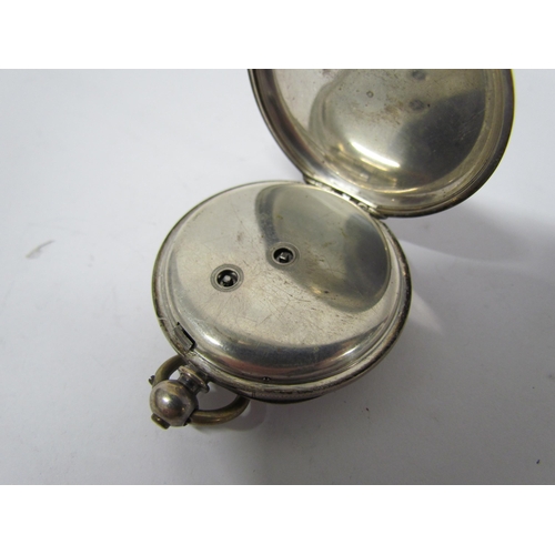 8107 - An Elgin cased 14k gold filled pocket watch, Argent example with silver face and bimetallic example ... 