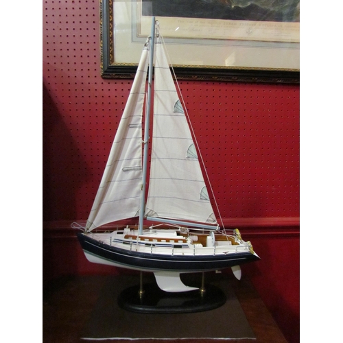 4042 - A model of a sail boat, 66cm tall    (R) £20