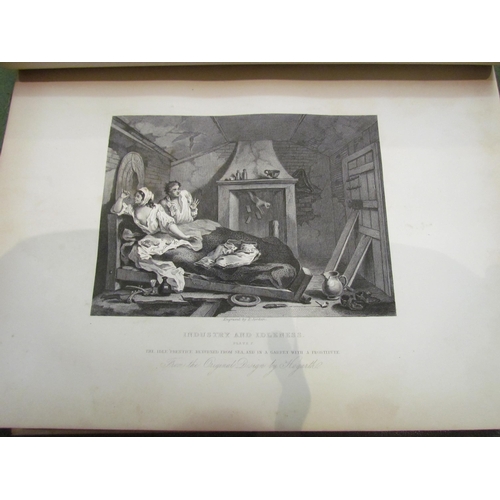 4089 - The Complete Work of William Hogarth, circa 1860, Griffin, Bohn & Co., 150 steel engraved plates aft... 