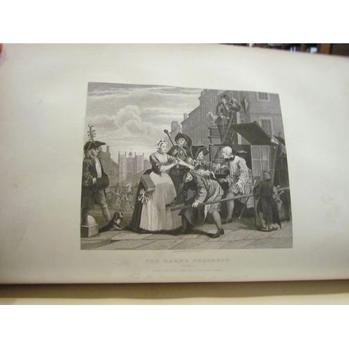 4089 - The Complete Work of William Hogarth, circa 1860, Griffin, Bohn & Co., 150 steel engraved plates aft... 