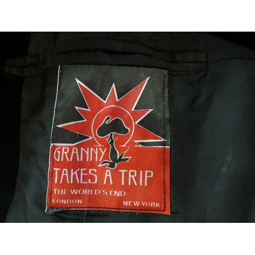 7285 - ELTON JOHN: A 'Granny Takes A Trip'  teddy boy style jacket, previously owned By Elton John. Provena... 