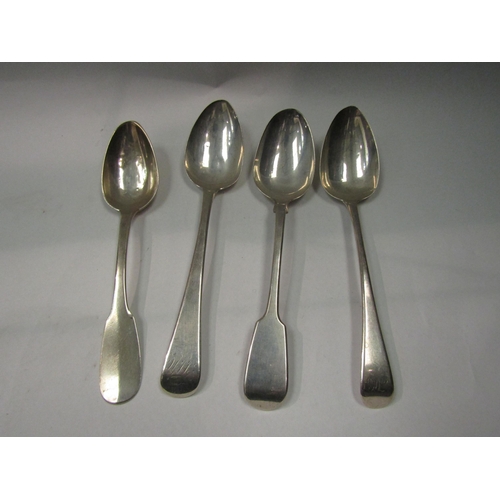 4333 - Four silver table spoons