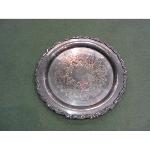 4238 - A mixed lot including Oneida silver plated tray, Royal Worcester 