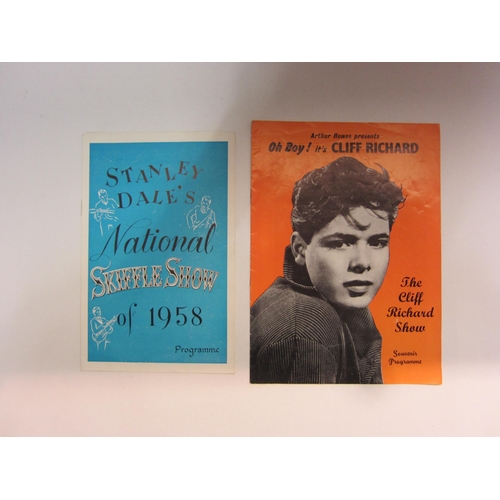 4267 - A Stanley Dale's National Skiffle Show 1958 programme, signed & inscribed by Jim Dale, together with... 