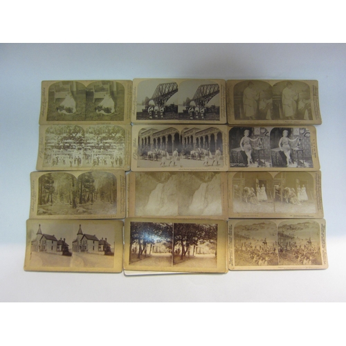 4301 - An Underwood stereoscope and a box of slides including military in South Africa, milkmaids, Egypt, M... 