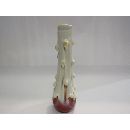 4387 - A Yugoslavian Prokuplje drip glass vase, 28cm tall    (E) £25-30