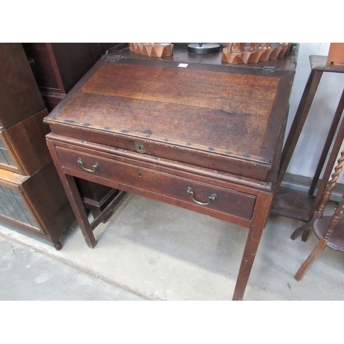 2258 - A Georgian mahogany clerks writing desk