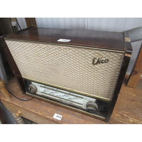 2417 - Two vintage radios