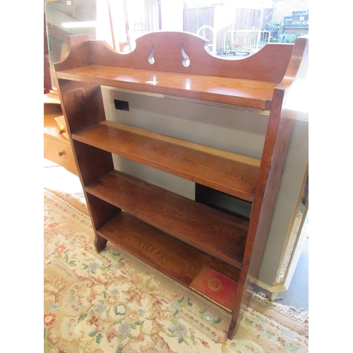 2455 - An Arts and Crafts oak bookcase