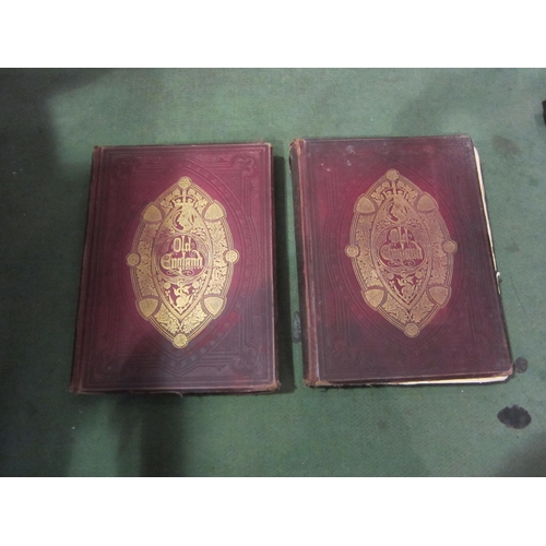 4055 - Two boxes of leather bindings and other assorted books, including 1854 coinage volume with decorativ... 