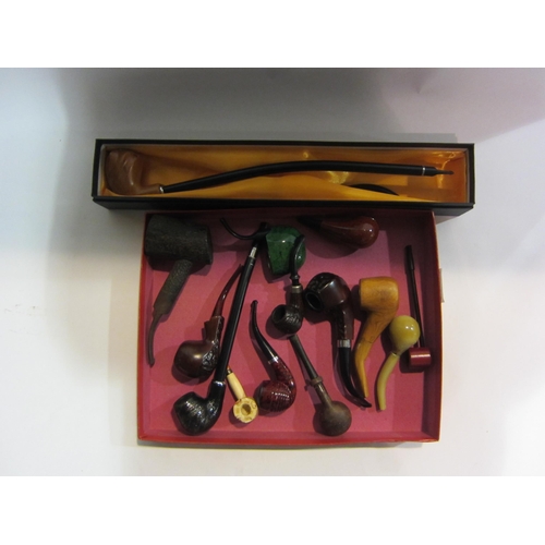 4409 - A boxed Sharpstone smoking pipe and collection of other pipes