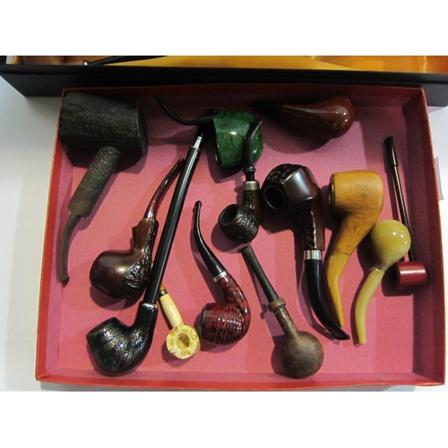 4409 - A boxed Sharpstone smoking pipe and collection of other pipes