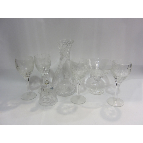 4430 - A collection of Stuart crystal glasses, jug, etc.                (E) £10-20