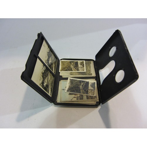 4301 - An Underwood stereoscope and a box of slides including military in South Africa, milkmaids, Egypt, M... 