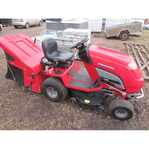 3209 - A Countax C500H ride-on mower with collector - key in office       (R) £600