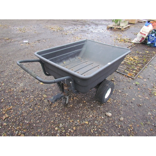 3306 - A garden tipping barrow trailer