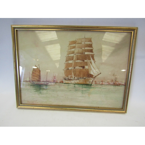 1145 - W.M BIRCHALL: Two watercolours of boating scenes, 