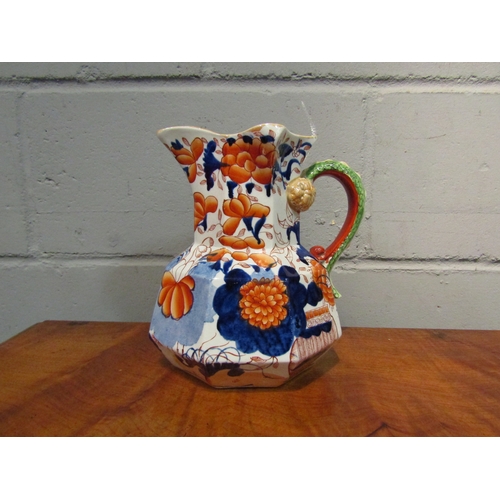 1338 - A Victorian Mason's Ironstone Hydra jug, 21cm tall   (R)  £25