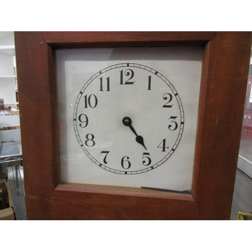 8019 - A Gent & Co. Ltd. pulsynetic time transmitter, hand loose, with pendulum, no door key, 128cm tall x ... 