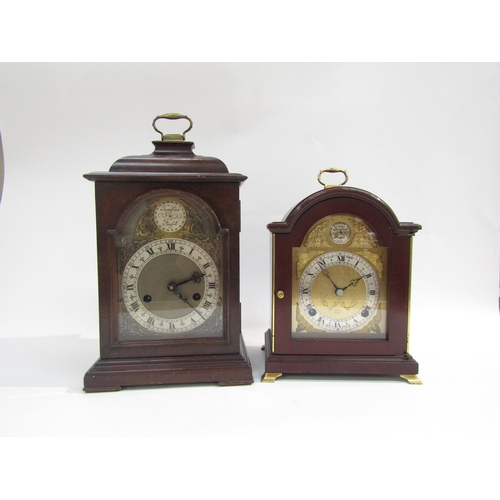 8033 - Two modern bracket clocks including Elliott of London example and Smiths 27cm & 34cm tall