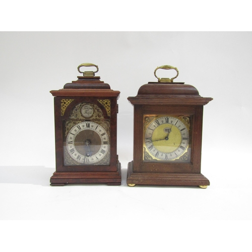 8058 - A Dent London bracket clock and another, Tempus Fugit to face. Dent with Roman numerals and outer se... 