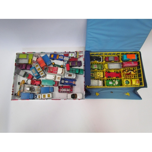 1468 - A collector's carry case containing play worn Matchbox and other diecast vehicles etc  (R)  £0  (E) ... 