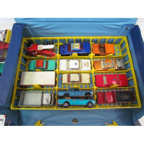 1468 - A collector's carry case containing play worn Matchbox and other diecast vehicles etc  (R)  £0  (E) ... 