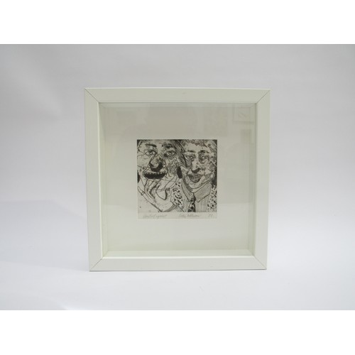 1184 - PETER WILSON (XX/XXI) A limited edition etching 'Ventriloquist', signed and dated 1980. Framed and g... 