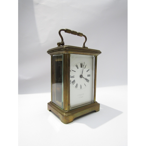 8081A - A 20th Century Bullen of Norwich brass cased carriage clock. 11cm tall   (E) £30-40