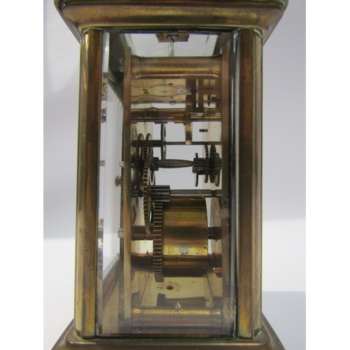 8081A - A 20th Century Bullen of Norwich brass cased carriage clock. 11cm tall   (E) £30-40