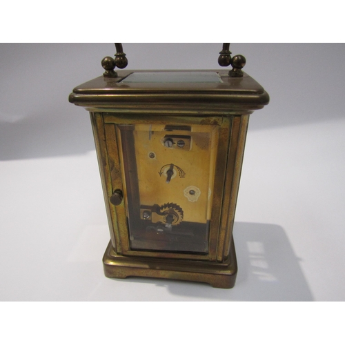 8081A - A 20th Century Bullen of Norwich brass cased carriage clock. 11cm tall   (E) £30-40