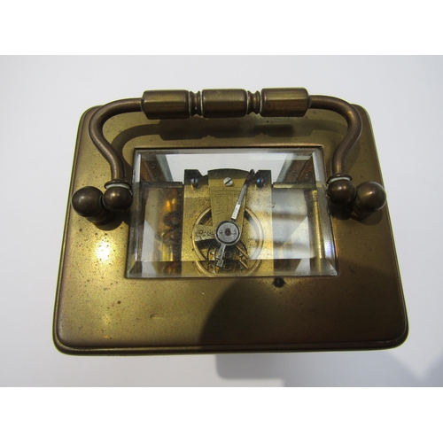 8081A - A 20th Century Bullen of Norwich brass cased carriage clock. 11cm tall   (E) £30-40