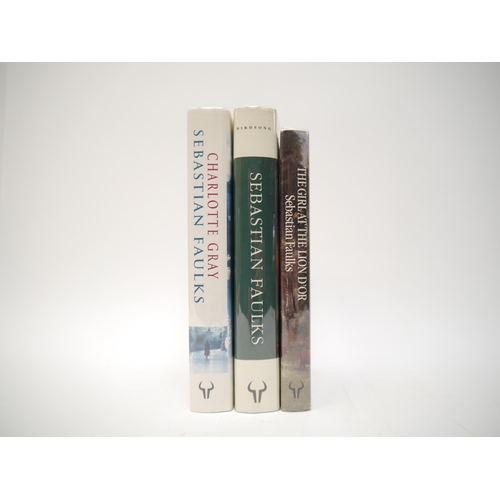 6081 - Sebastian Faulks [The French Trilogy], comprising 'The Girl at the Lion d'Or', 1989, signed piece mo... 