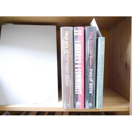 6093 - Philip Roth, 4 titles, all original cloth, all in dust wrappers: 'The Ghost Writer', New York, Farra... 
