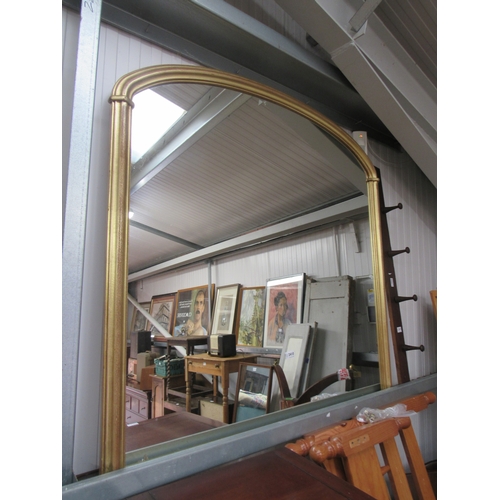 2415 - A large gilt overmantel mirror