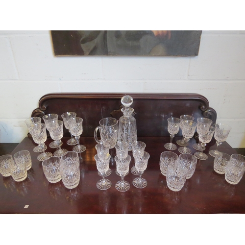 1047 - A selection of boxed Whitefriars whisky tumblers, wine glasses, goblets and port glasses together wi... 