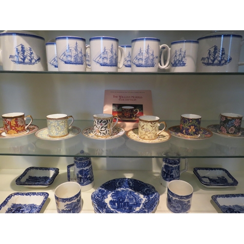 1110 - A set of six V&A (Victoria and Albert) William Morris Collection teacups and saucers