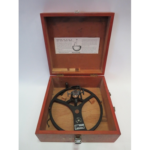 1356 - A Kelvin Hughes azimuth circle, cased