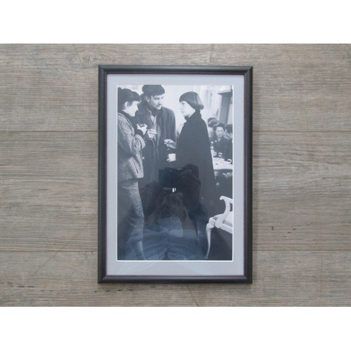 5094 - A framed and glazed photograph of Pat, Terry & Michael Winters, given to Rosalind Windebank, by the ... 