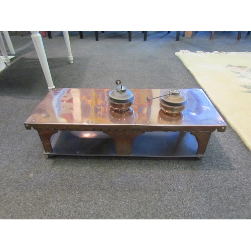 1087 - A copper food warmer