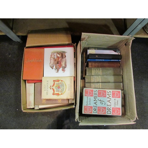 1220 - Four boxes of mixed books, mainly literature, plays/theatre, etc., including Jane Austen, Charles Di... 