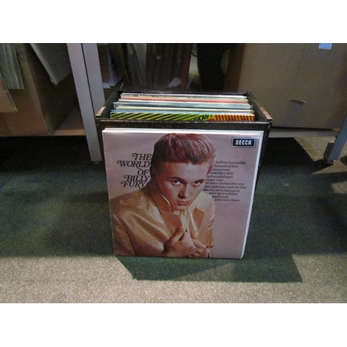 1222 - Four boxes of LP's: Bryan Hyland, Elvis Presley, etc