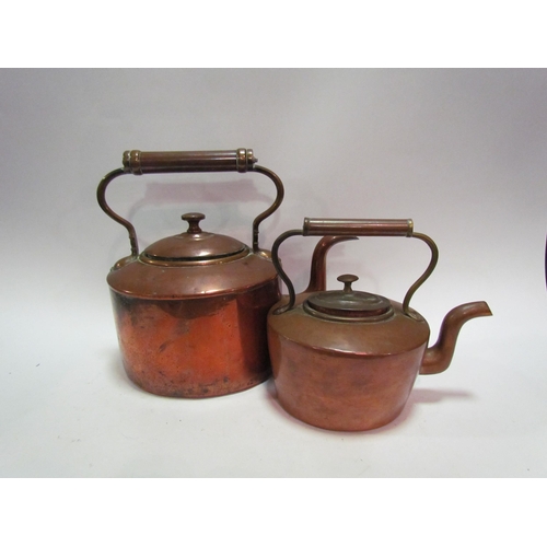 1234 - Two copper kettles