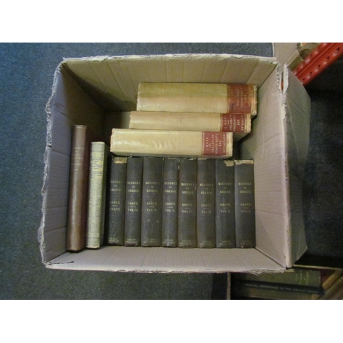 1287 - Two boxes of books on ancient Greece, Rome, Classics, including Homer, Euripides, Plato, Aristotle, ... 