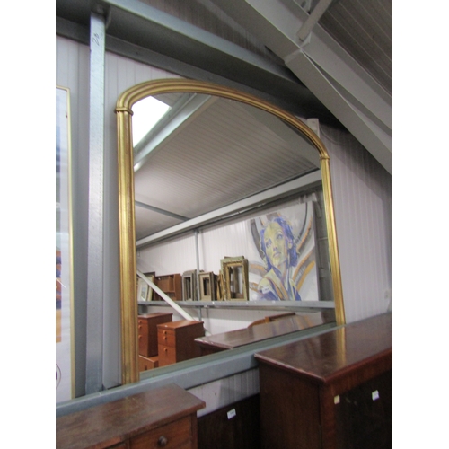 2415 - A large gilt overmantel mirror