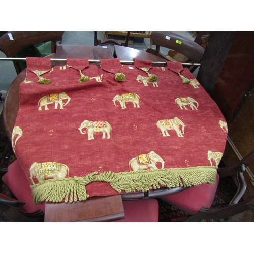 2460 - An elephant tapestry wall hanging          (R) £50