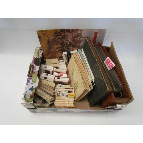 1503 - A box of assorted cigarette and tea cards  (C)  or (GROUP)