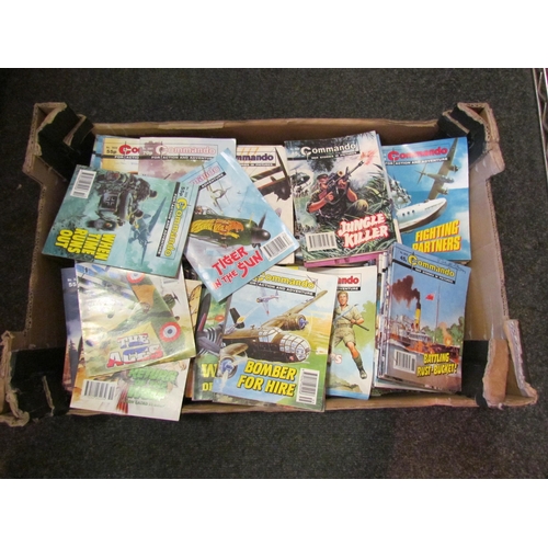 1524 - A box of approximately 150 Commando comics